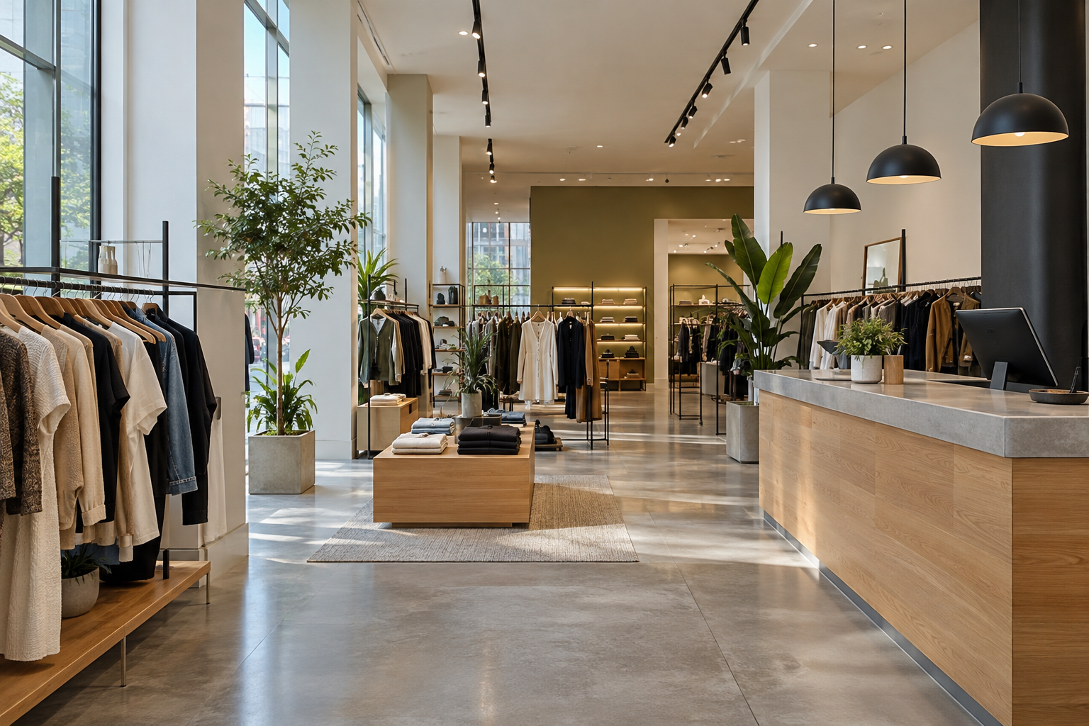 Clothing retail store